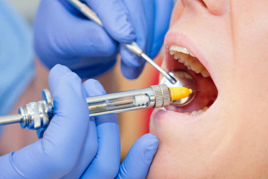 implant dentaire anesthésie